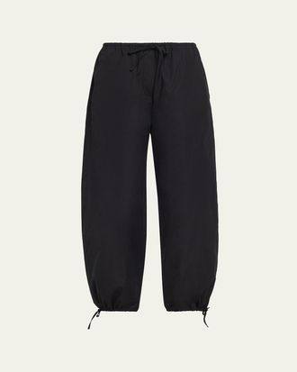 Toteme Drawstring Cotton Balloon Pants