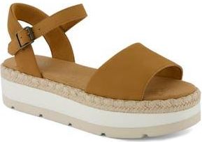 Toms Ronan Platform Sandal in Brown at Nordstrom Rack, Size 6.5