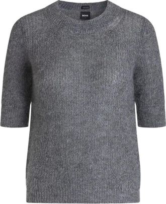 HUGO BOSS Mujer, Jerseys, Gris, Talla: S