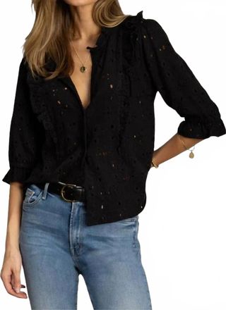 Dylan Delaney Blouse In Black