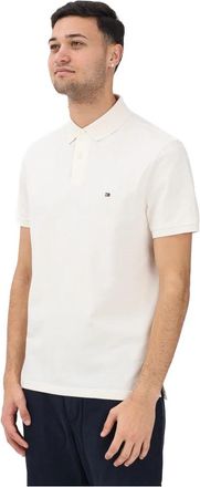 Tommy Hilfiger 1985 Collection Textured Pique Polo Shirt - Heren - Polos - Wit - 2XL - Katoen - Tops