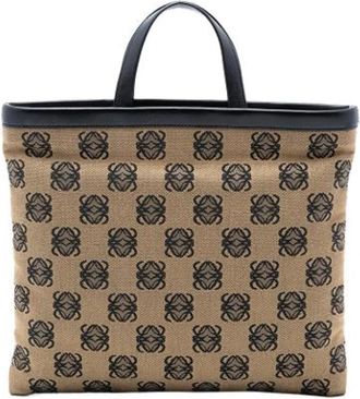 Loewe Pre-owned Canvas Tote Bag - unisex - Vintage Shopper - Beige - ONE Size - Vintage