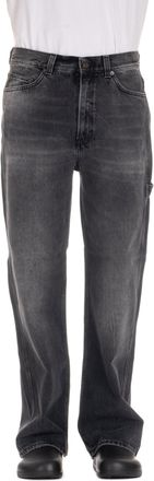 Haikure Winona Spider Black Carpenter Loose Fit Jeans