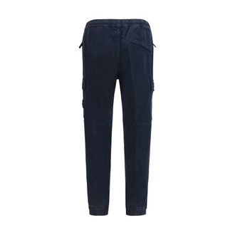 Stone Island Cotton Cargo Cargo Pants - Navy