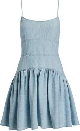Polo Ralph Lauren Fitted Bodice Mini Dress