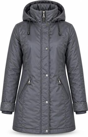 Danwear Gewatteerde jas - Dames - Mantels - Blauw - Maat: S Fleece