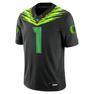Nike Oregon Nike Mens Dri-FIT College Game Jersey in Black | NC2F0IZ1UON-MVV