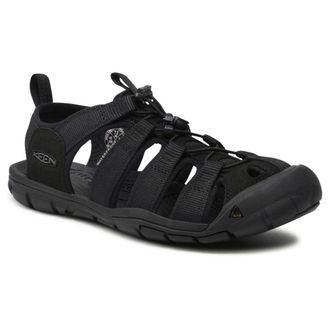 Keen Clearwater CNX Textile Synthetic Mens Slip On Sandals - Triple Black - Size:UK 10.5