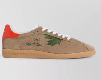 Dsquared2 leather low-top sneakers
