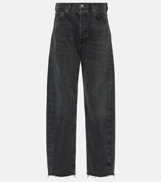 A Gold E Luna high-rise barrel-leg jeans