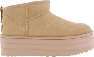 UGG Classic Ultra Mini Platform Laarzen Driftwood - Dames - Winterlaarzen - Beige - 39 EU - Wol - Schoenen