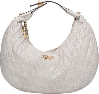Guess Dema Hobo Tas - Dames - Handtassen - Beige - ONE Size - Leer - Tassen