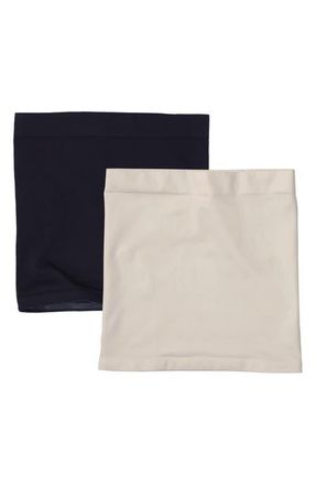 Ingrid & Isabel 2-Pack Everyday Maternity BellaBand in Black/nude at Nordstrom, Size 1