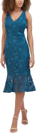 Siena My Balconia Floral Lace Midi Dress