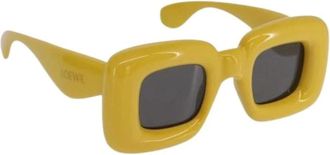 Loewe Pre-owned Accessories, female, Yellow, Size: ONE SIZE Pre-owned Plastic Sunglasses