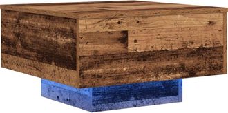 vidaXL Vidaxl - Mesa de Café Madera vieja 55 x 55 x 31 cm Madera contrachapada