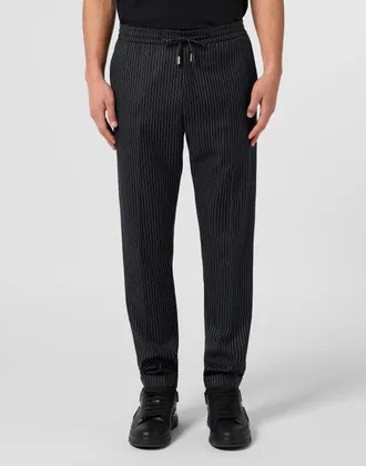 Philipp Plein Classic Tracksuit Pants Stripes Stripes Men in Black at Nordstrom, Size 50