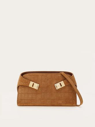 Ferragamo Women Hug mini crossbody bag Brown