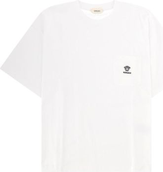 Versace White Crew Neck T-Shirt