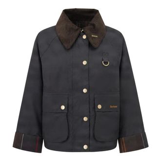 Barbour Jassen, Dames, Groen, L, Katoen, Modern Spey Wax Jacket