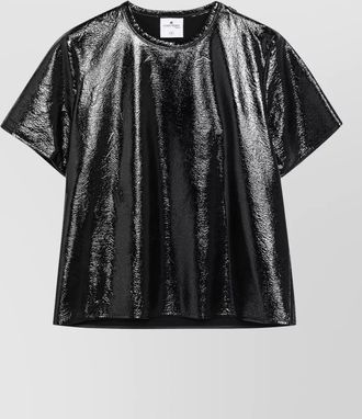 Courr&egrave;ges vinyl short-sleeve t-shirt