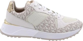 Michael Kors Kristal Sneaker - Dames - Sneakers - Beige - 36 EU - Schoenen