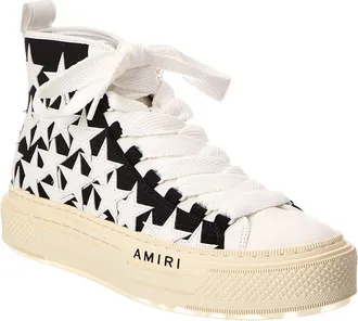 Amiri Amiri Canvas & Leather High-Top Sneaker