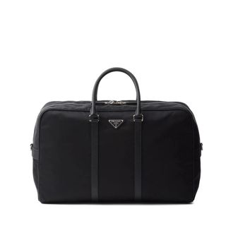 Prada Logo-plaque Duffel Bag