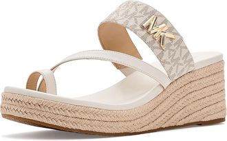 Michael Kors Jilly Mid Wedge Womens Shoes Vanilla 1 : 7.5 M, Synthetic