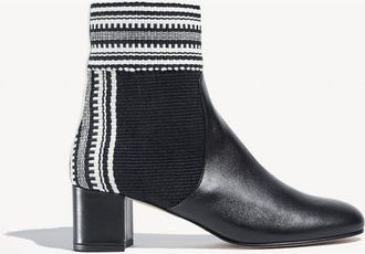 Amambaih Lola Ankle Boot in Black Ivory at Nordstrom, Size 40