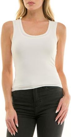 Socialite Double Layer Tank in White at Nordstrom Rack, Size X-Small