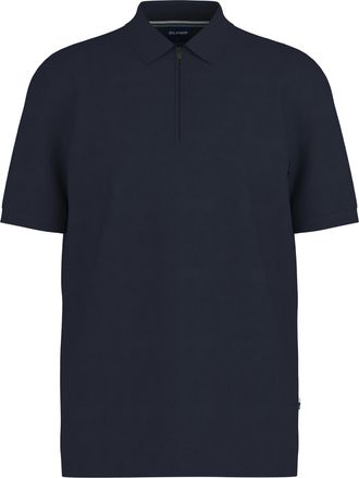 Olymp Poloshirt OLYMP Casual, Herren, Gr. XL, marine, Web, Obermaterial: 100% Baumwolle, regular fit normal, Shirts Poloshirt, regular fit