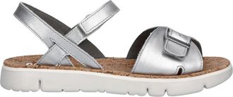Camper Schoenen, Dames, Grijs, 38 EU, Leer, Oruga Sandal