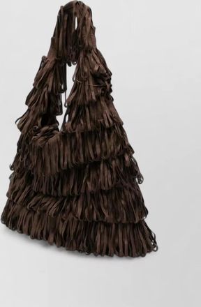 La Milanesa tiered fringe medium tote bag