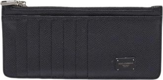 Dolce & Gabbana Pre-owned Wallets, female, Black, Size: ONE SIZE Pre-owned Leather Wallet