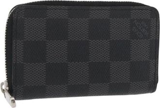Louis Vuitton Pre-owned Wallets, female, Black, Size: ONE SIZE Pre-owned Canvas Wallet