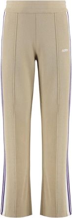 Autry Viscose joggingbroek - Dames - Wijde Broeken - Beige - M - Broeken
