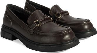 Desa Woman Slip-Ons - Patent Leather Upper, Textile Lining, Flat Heel, Breathable | Brown - 37