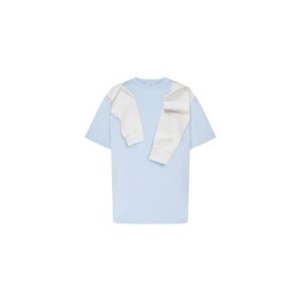 Moschino Printed cotton jersey T-shirt - unisex - Moschino - T-Shirts - Multicolor - S - Tops
