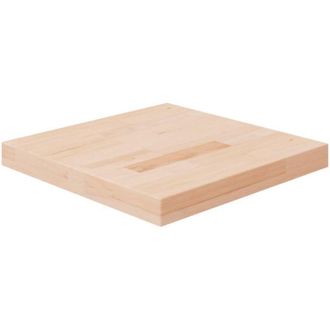 vidaXL vidaXL Piano Tavolo Quadrato 40x40x4 cm Massello Rovere Non Trattato