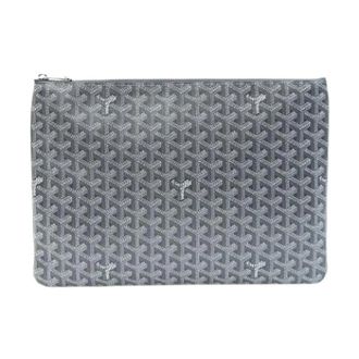 Goyard Pre-owned Vintage Clutch - Heren - Vintage Clutch - Grijs - ONE Size - Leer - Vintage