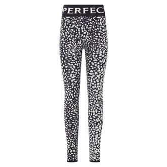 Perfect Moment Leggings Base Layer in Jacquard - - Sport - Donna - Nero - S