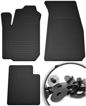 OEM Alfombrillas De Goma + Topes Para: Mitsubishi Colt V (cj0) Hatchback (1996-2003)