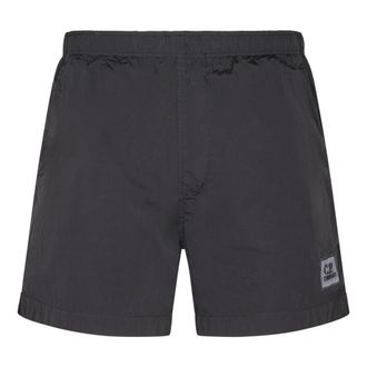 C.P. Company Beachwear, male, Black, Size: 2XL Eco-Chrome R Beachwear Boxer