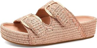 Loeffler Randall Nico Two Band Sandals Womens Sandals Blush : 10.5 B - Medium, Textile