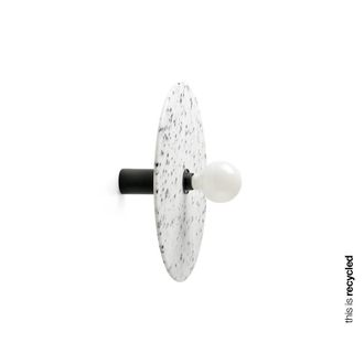 Netlighting Confetti 450 H140 Wall Ceiling Lamp Recycmarmoreal in White