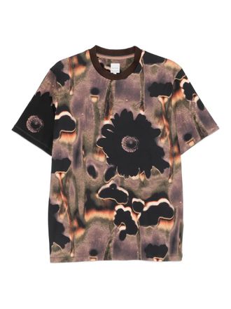 Paul Smith floral-print T-shirt - men - Cotton - M - Multicolour
