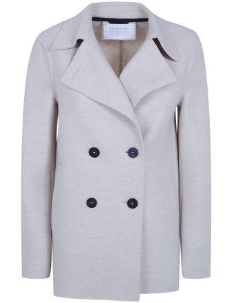 Harris Wharf London Coat Wool Peacoat