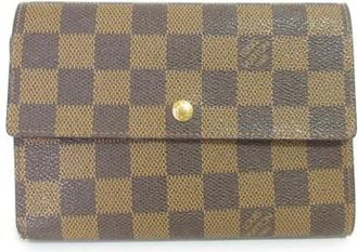 Louis Vuitton Pre-owned Wallets, male, Brown, Size: ONE SIZE Pre-owned Canvas wallets