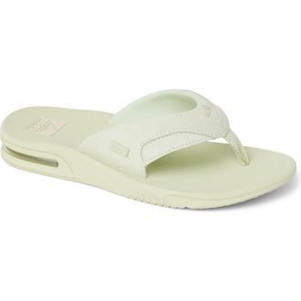 Reef Fanning Flip Flop Sandal in Aloe Wash Suede at Nordstrom Rack, Size 9